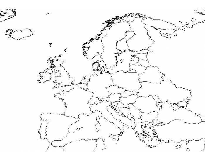 Europe Label Map - World War 1 Quiz