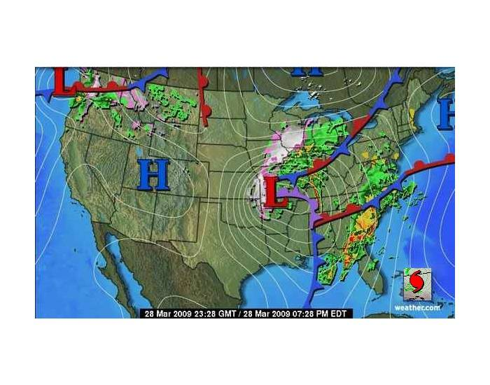 INTERPRETING A WEATHER MAP Quiz
