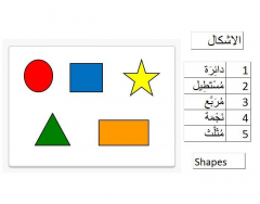 Arabic: Shapes 3 (easy)