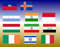 Borders along flags (H,I)