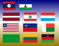 Borders along flags (L,M)