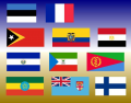 Borders along flags (E,F)