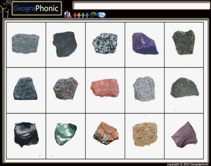 Geology Rocks Game Geology Quizzes