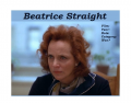 Beatrice Straight's Academy Award nominated role