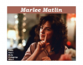 Marlee Matlin's Academy Award nominated role