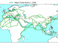 World Trade Routes Locations c. 1500