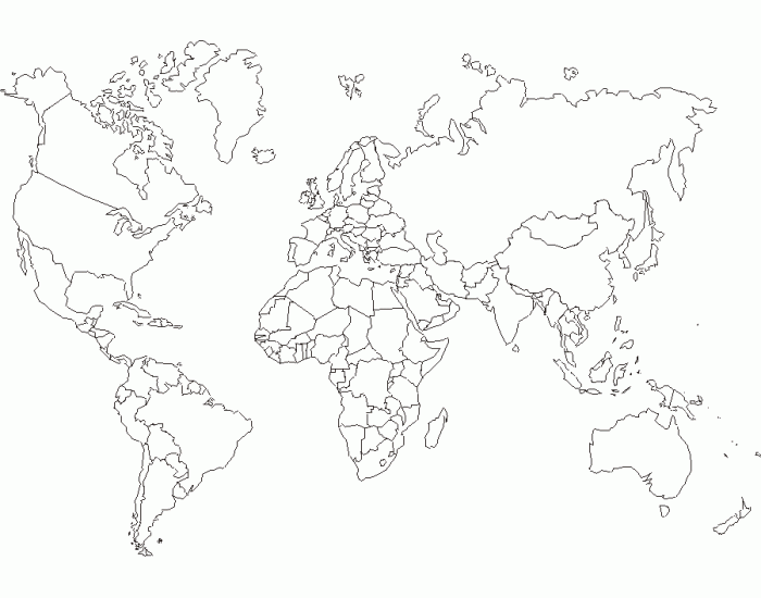 World Countries Map Quiz