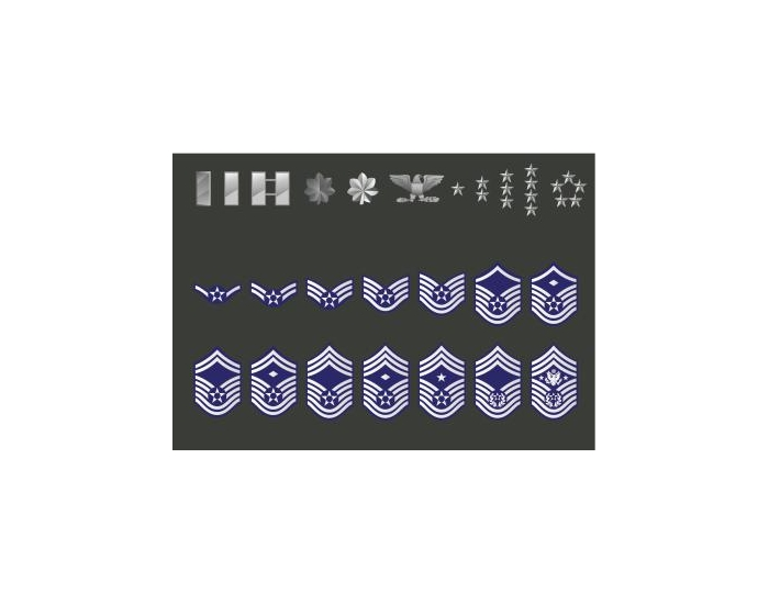 Air Force Ranks — Printable Worksheet