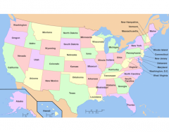 De hoofdsteden van de 50 Staten van de VS