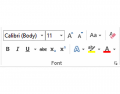 Microsoft Word 2013 - Font Group