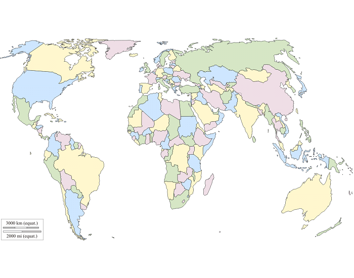 Countries of the World Map Test Quiz Countries of the World Map Test Quiz