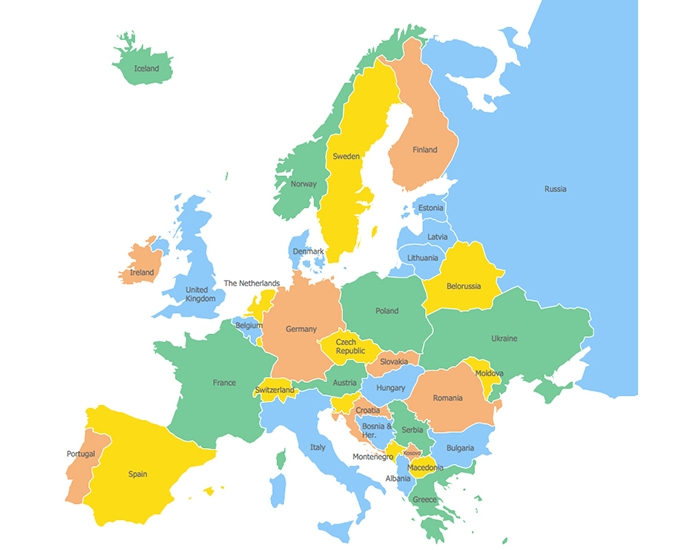 Wrong Colors: Flags of Europe Quiz