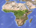 RIJEKE I JEZERA AFRIKE-RIVERS AND LAKES OF AFRICA