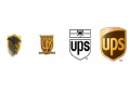 Evolution of Logos: UPS