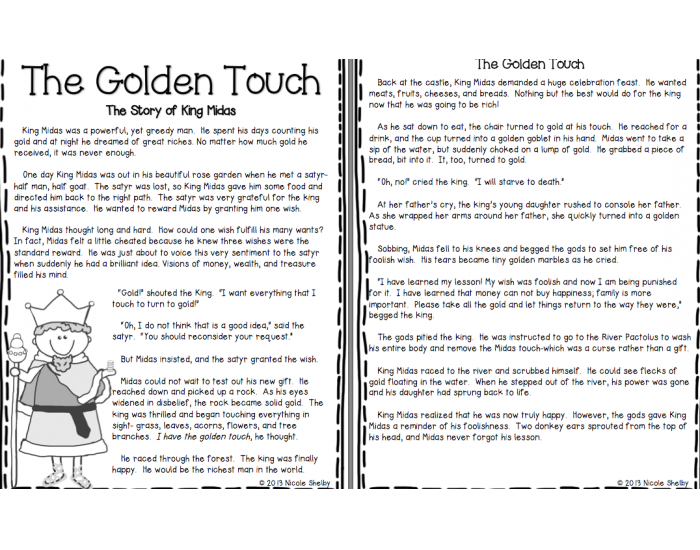 King Midas & The Golden Touch Quiz - ProProfs Quiz