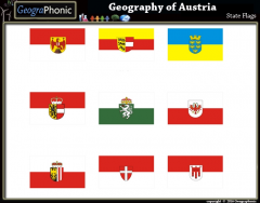 Geography of Austria: State Flags