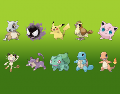 10 Pokémon: English Names