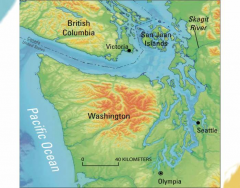 Hydrography of Puget Sound & Vicinity - Easy