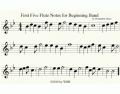 First 5 Flute Notes for Beginning Band