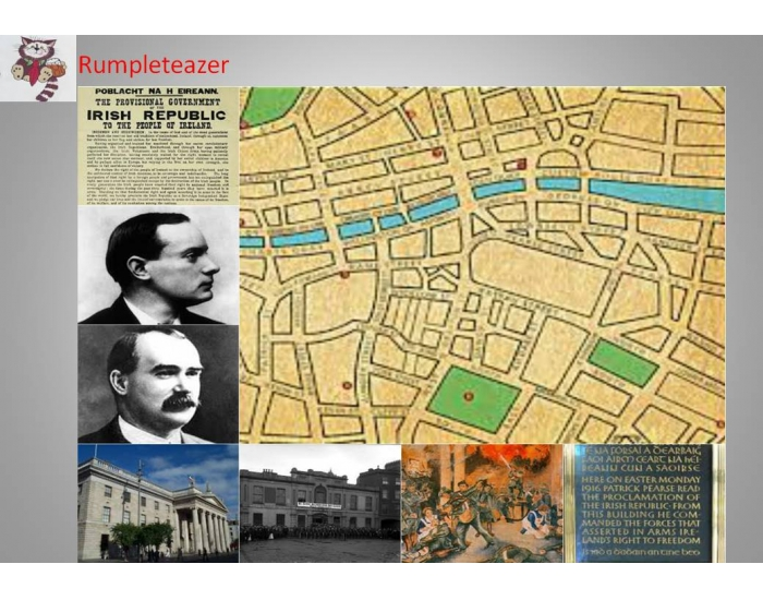 1916 Rising Map Historical Events: Easter Rising 1916 Quiz