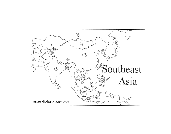 Asia Map Quiz Practice