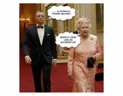 James Bond & Queen Elizabeth