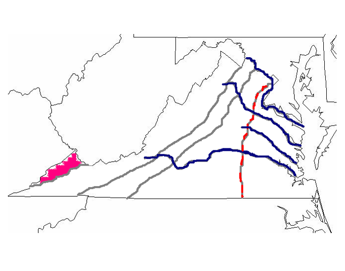 Four Major Rivers In Virginia Virginia's Rivers and Cities — Printable Worksheet