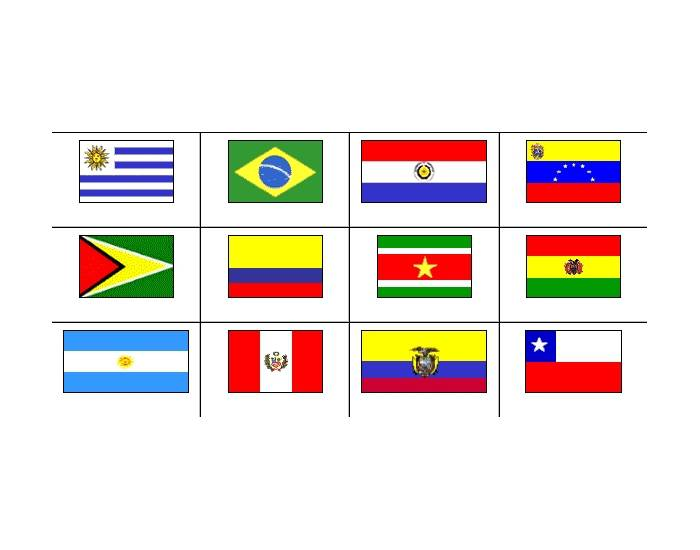 ADIVINHE A BANDEIRA DOS PAÍSES DA AMÉRICA DO SUL