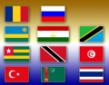 Borders along flags (R,T)
