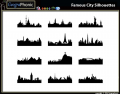 Famous City Silhouettes