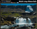 Famous multi-step waterfall locations