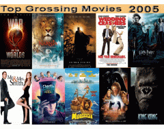 Top 10 Grossing Movies 2005