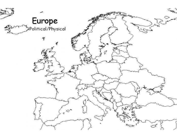 AP Euro Map Test - Bodies of Water Quiz