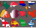 Flag maps Asia part 3