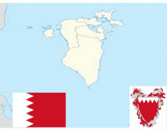 Bahrain surrounding Seas