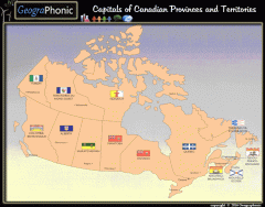 Capitals of Canadian Provinces and Territories