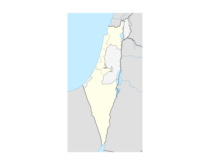 Map Israel Note Map of Israel — Printable Worksheet