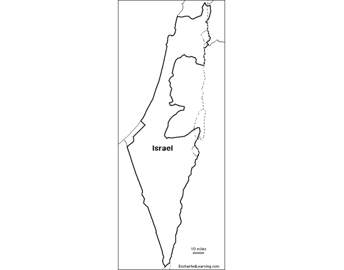 Israel World Inset Map Israel Inset Map Quiz