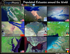 Populated Estuaries around the World