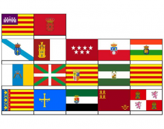 Regions of Spain, Flags