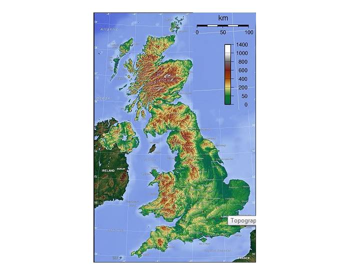 Mountain Rangesuk Map UK Mountains — Printable Worksheet