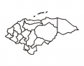 Honduras Departments and municipalities
