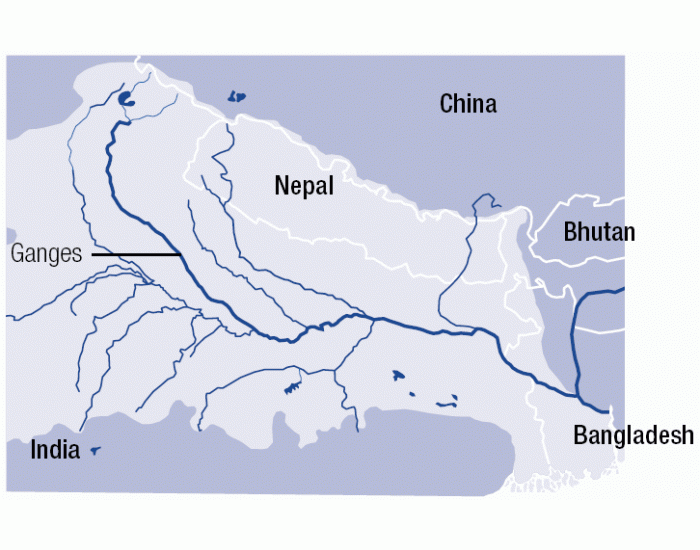 Ganges River - Cities Quiz
