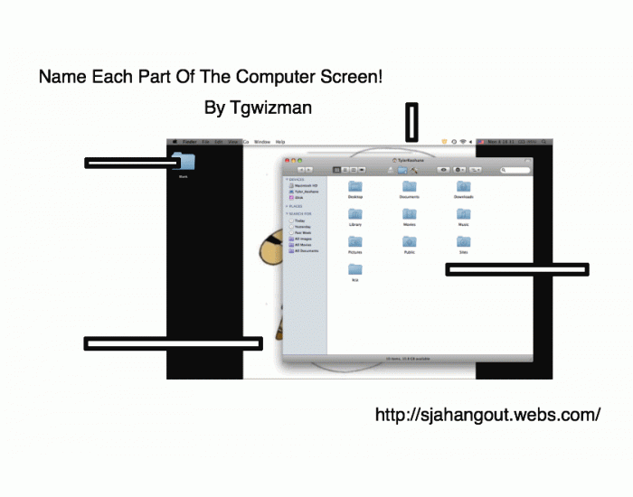 Label A Mac Computer Screen Quiz