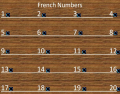 French Numbers (1-20)
