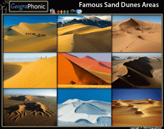 Famous Sand Dunes Areas