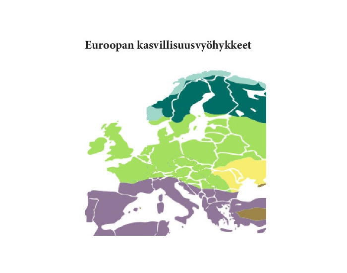 Euroopan kasvillisuusvyöhykkeet Quiz