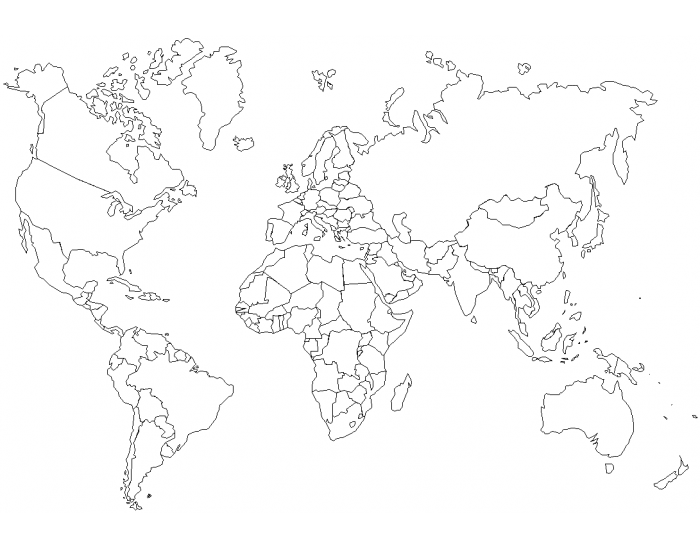 physical world map Quiz