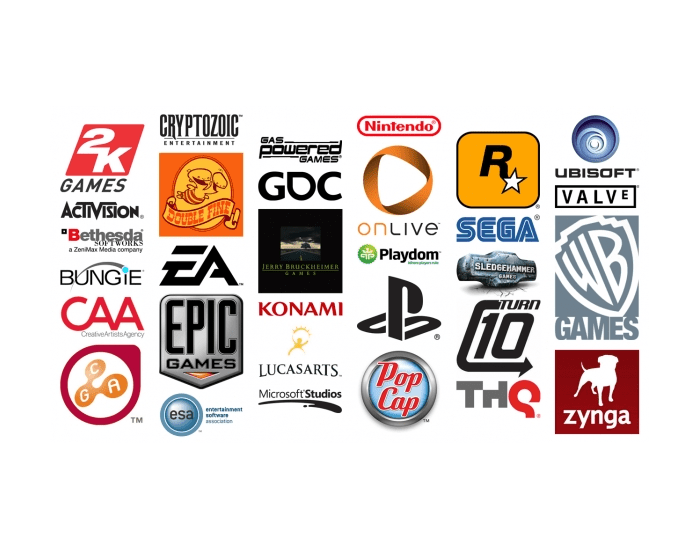 all video game company logos