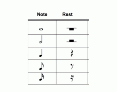 Music Notes & Rests